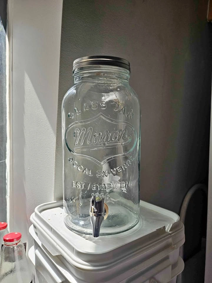 Mason Glass Drink Dispenser