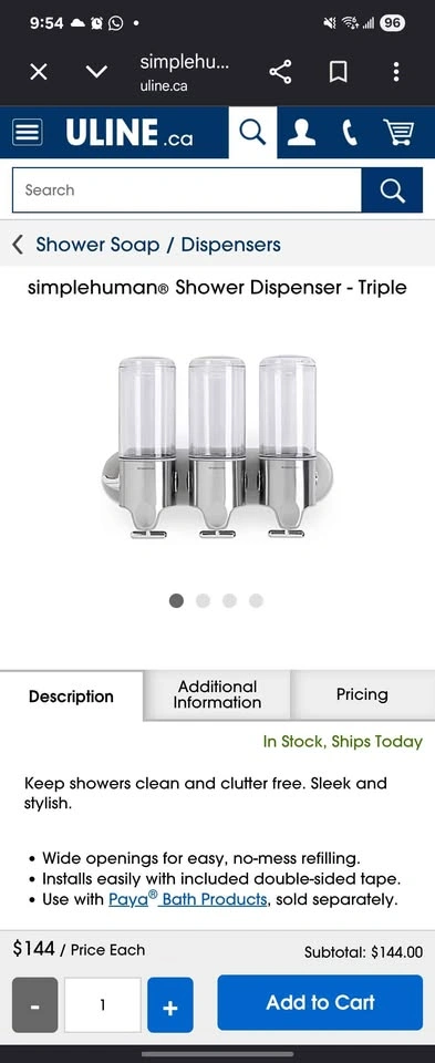 Simplehuman Soap Dispensers with Mounting Plate - photo 3