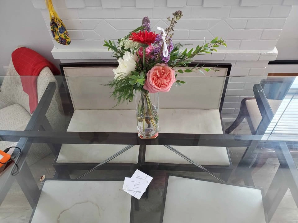 Glass Dinning Table (Price Negotiable)