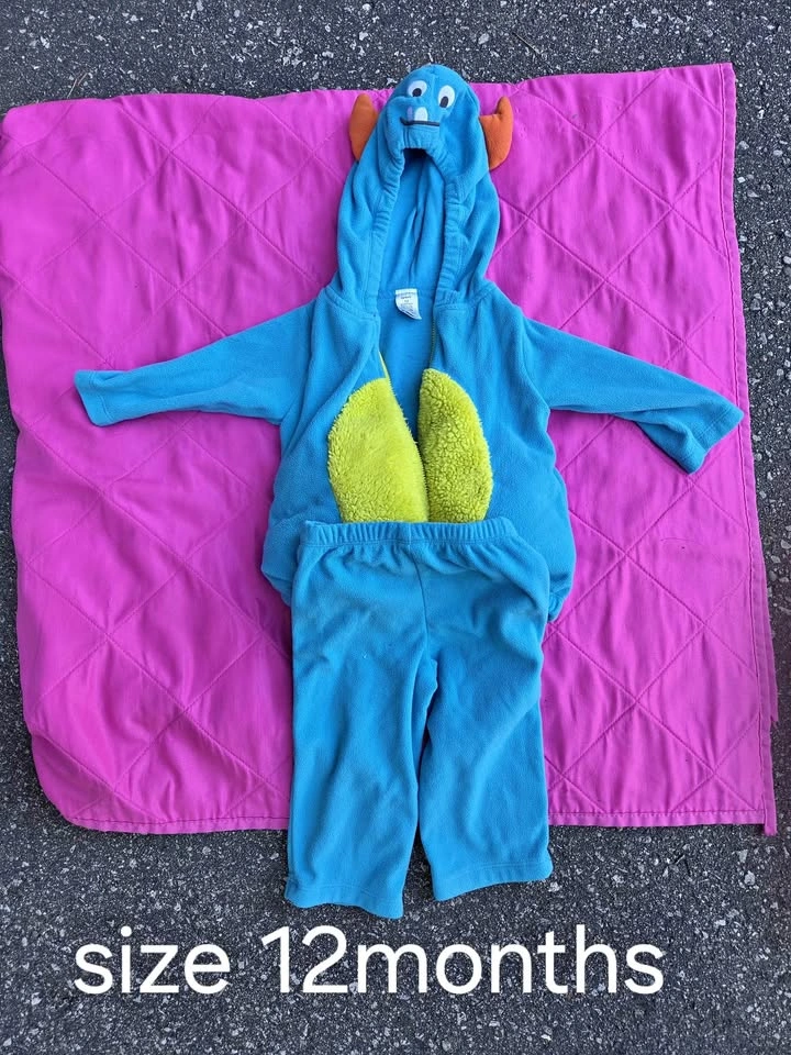 Monster toddler halloween kids costume size 12m
