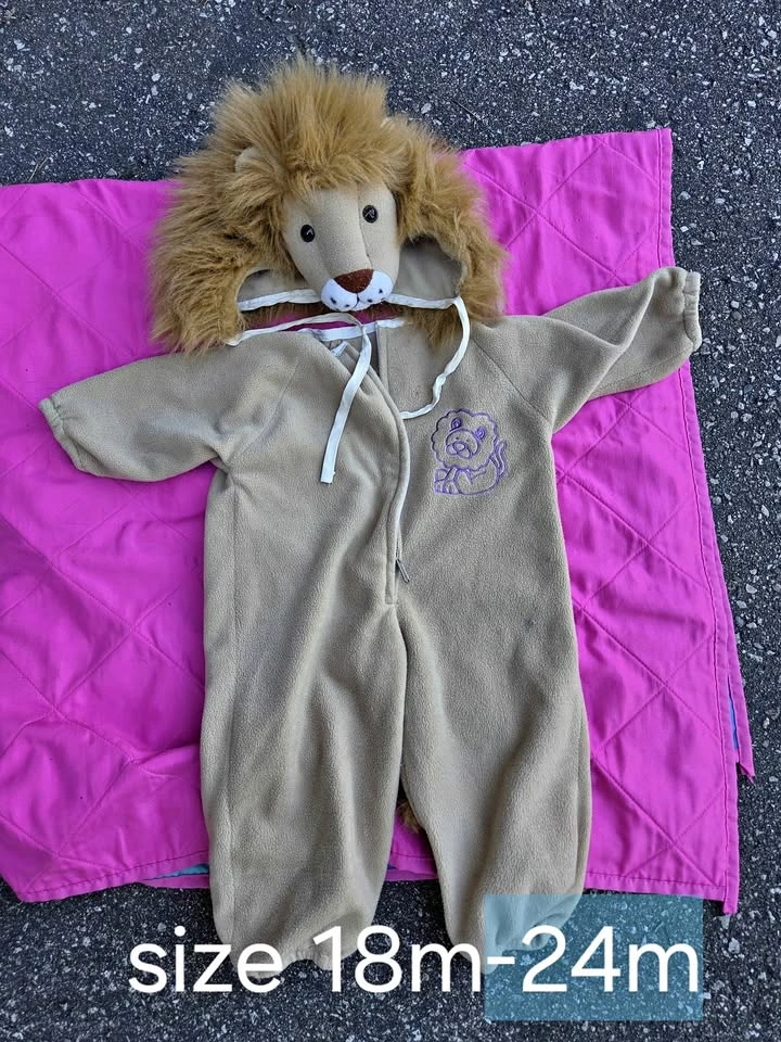 Lion kids halloween costume size 18m-24m