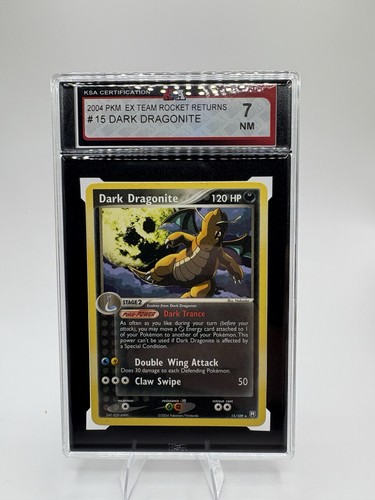 2004 Pokemon EX Team Rocket Returns Dark Dragonite #15/109 KSA 7