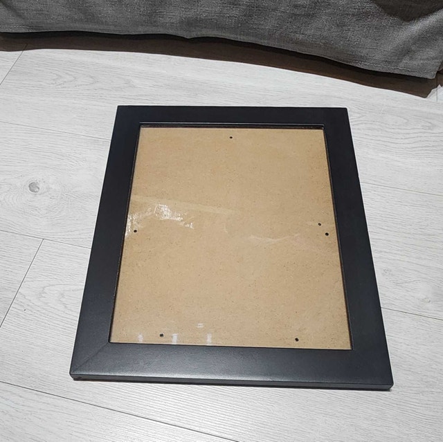 Black Solid Wood Picture Frame 11x14