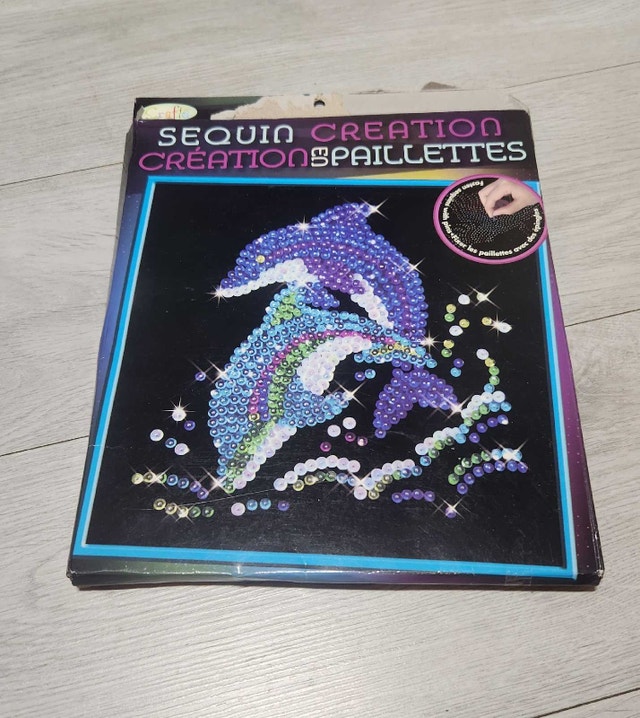 Dolphin Sequin Creations Art