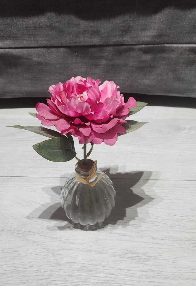 Pink Flower & Vase