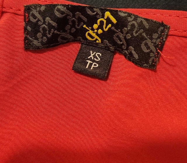 Red Short Sleeve Blouse (Size XS) - photo 2