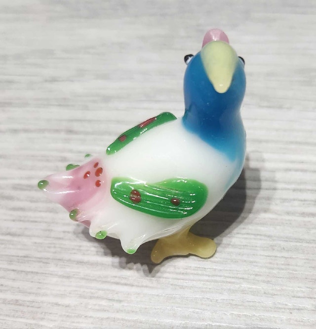 Mini Glass Blown Bird - photo 2