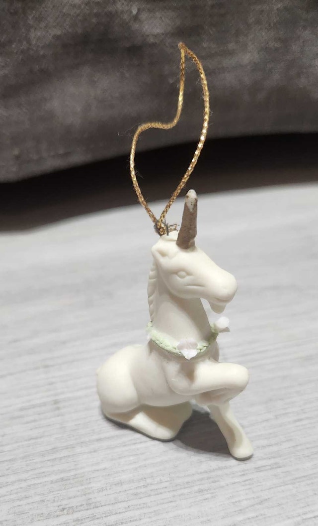 Unicorn Christmas Tree Ornament