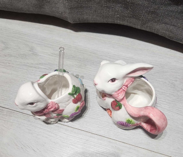 Vintage 1997 Jay China Kitchen Bunny Set - photo 2