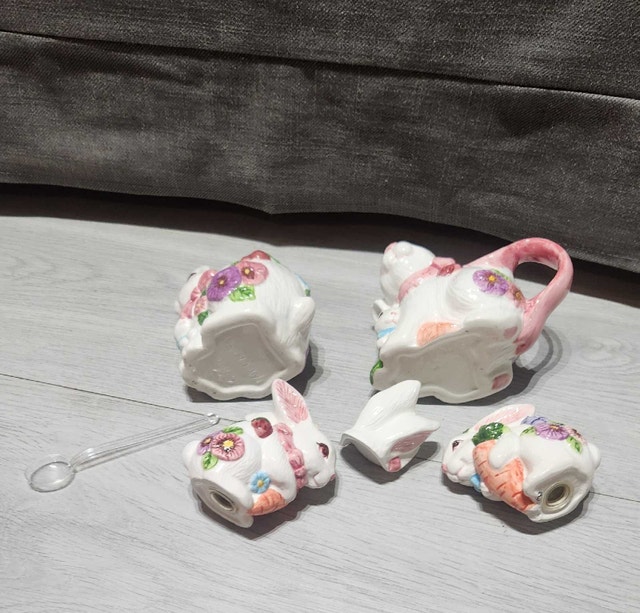 Vintage 1997 Jay China Kitchen Bunny Set - photo 5