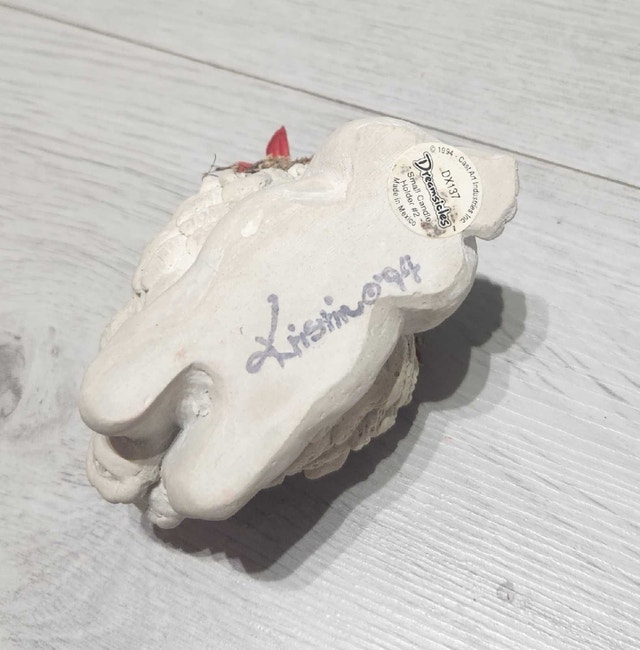 Vintage Dreamsicle Cherub Figurine #137 Small Candle Holder - photo 4