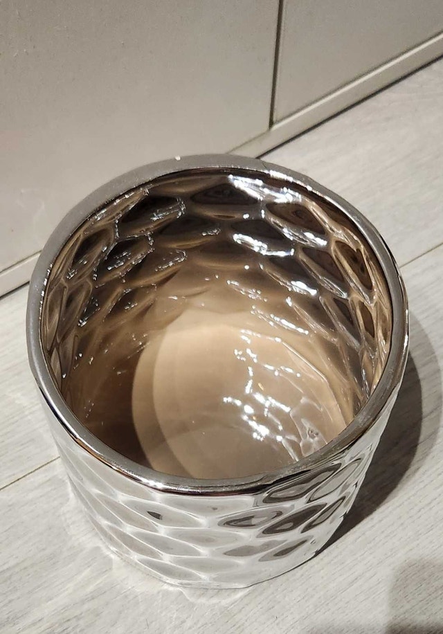 Silver Plant Pot - photo 2