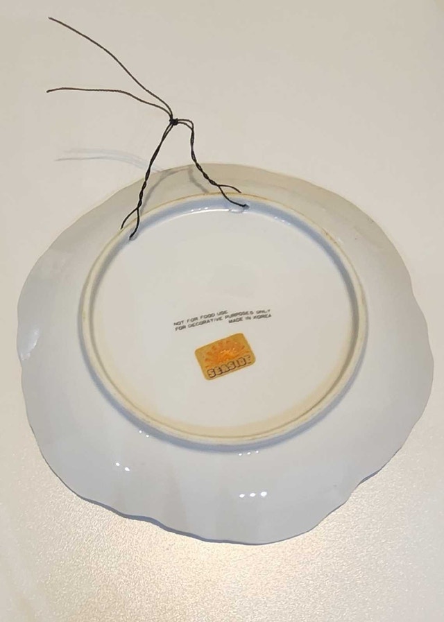 Vintage Blackpool Seaside Decorative Plate With Gold Trim - photo 2