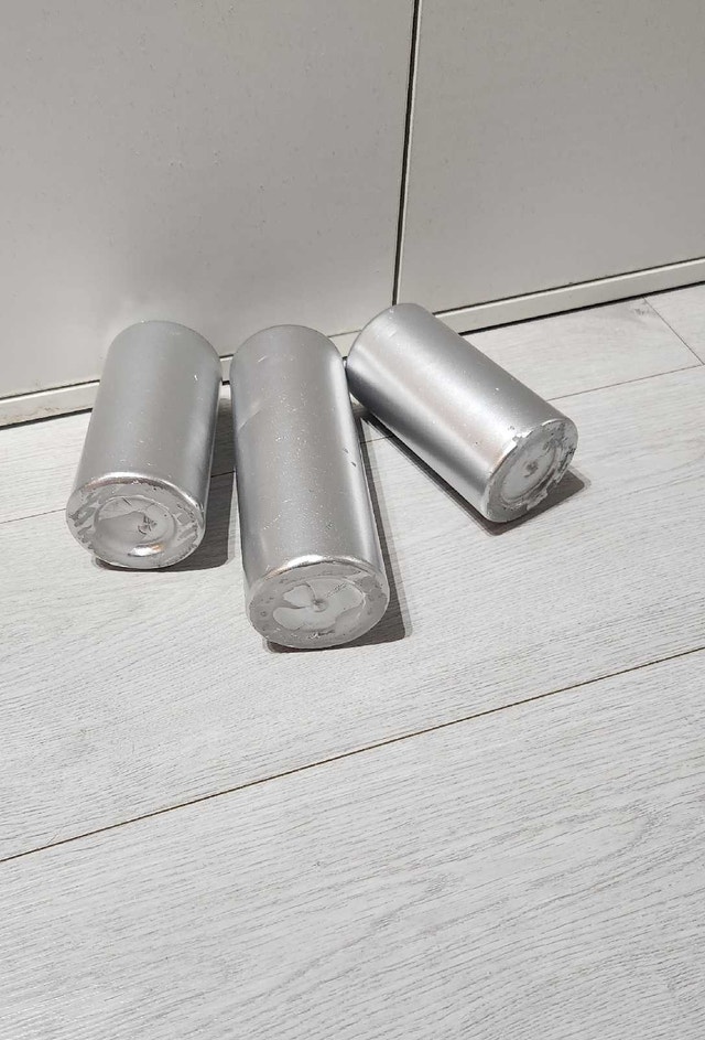 Set of 3 Silver Candles - photo 2
