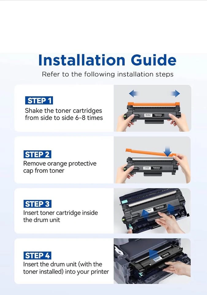 TN830XL Compatible Toner for Brother – 4 Pack – Brand New - photo 3