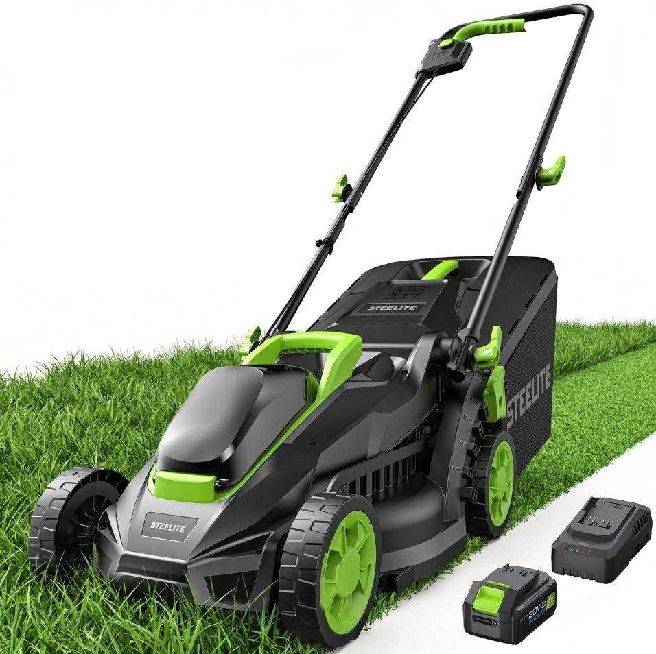 Steelite 21V Cordless 13-Inch Lawn Mower