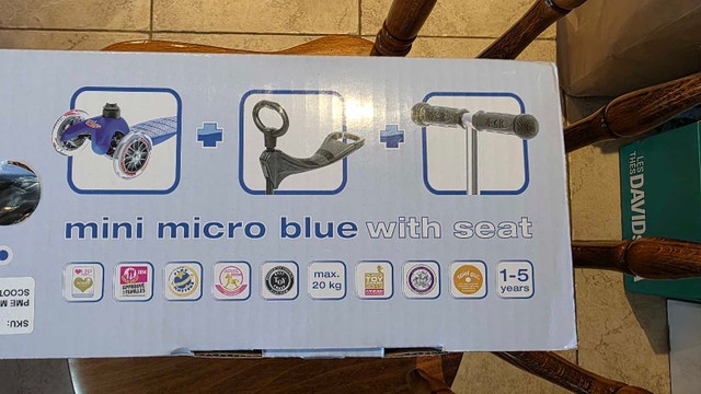 Mini Micro 3-in-1 Scooter with Seat – Blue (Ages 1–5) - photo 4