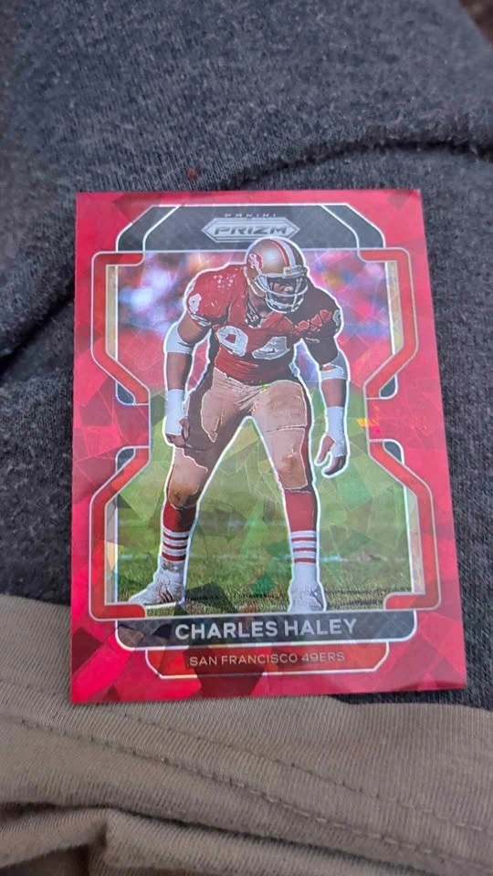 2021 Panini Prizm Charles Haley Red Ice Prizm #62