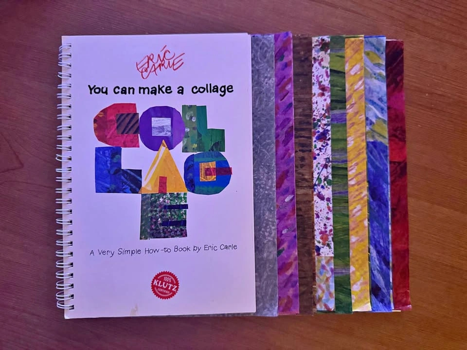 RARE + UNUSED - Eric Carle “You Can Make a Collage”