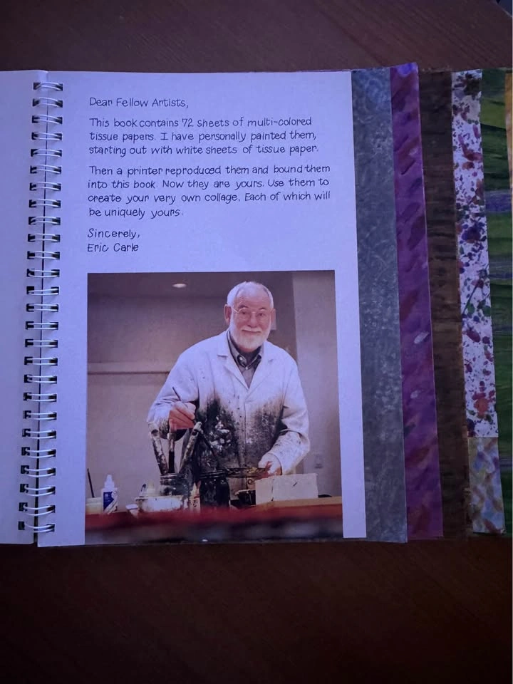 RARE + UNUSED - Eric Carle “You Can Make a Collage” - photo 3
