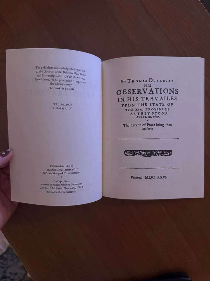 VINTAGE BOOK - 1969 Printing - Sir Thomas Overbury - photo 2