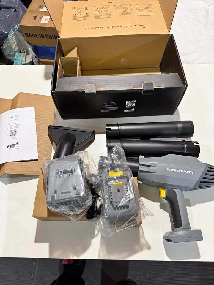 Cordless Leaf & Snow Blower 20V 4.0Ah Battery & Charger
