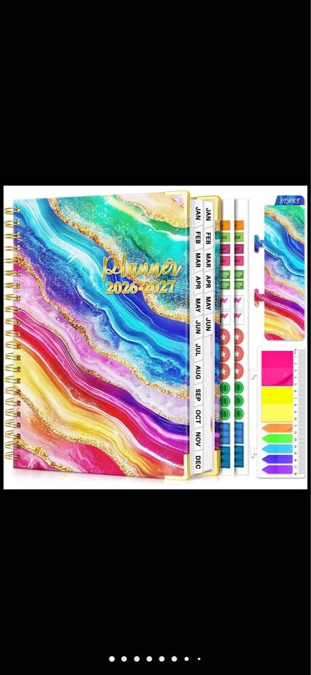 2026-2027 18-Month Academic Planner, 9" x 11.6" Hardcover
