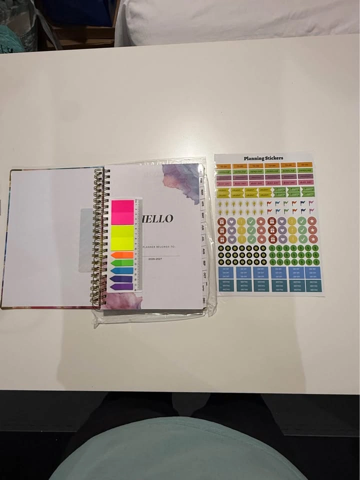 2026-2027 18-Month Academic Planner, 9" x 11.6" Hardcover - photo 2