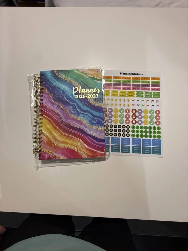 2026-2027 18-Month Academic Planner, 9" x 11.6" Hardcover - photo 3