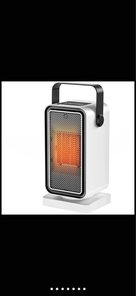 Qoosea Space Heater with Thermostat - 45° Adjustable
