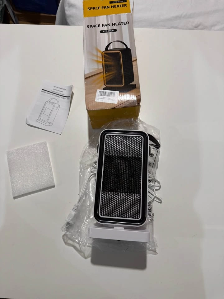 Qoosea Space Heater with Thermostat - 45° Adjustable - photo 2