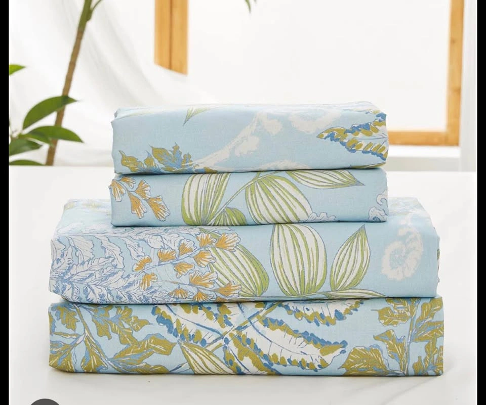 King Size 4PC Organic Cotton Luxury Deep Pocket Sheet Set