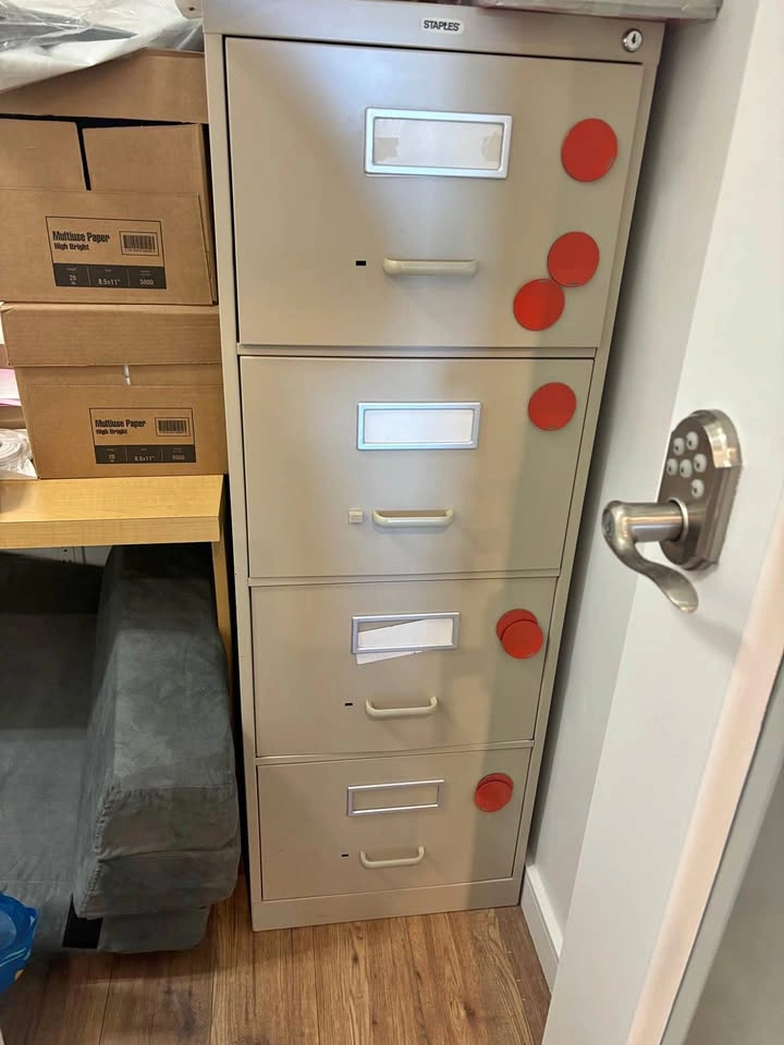 4 drawer file cabinet