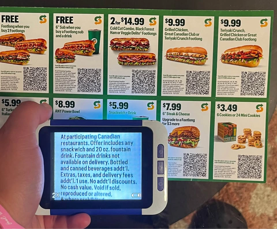 Portable Digital Magnifier - photo 2
