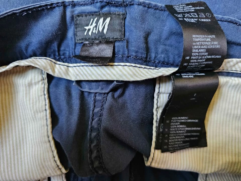 H&M Women's 100% Cotton Chino Pants - Size 6 - photo 3