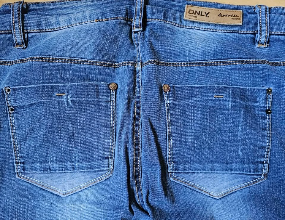 ONLY Women's Low Rise Slim Skinny Blue Jeans - W30 L32 - photo 3