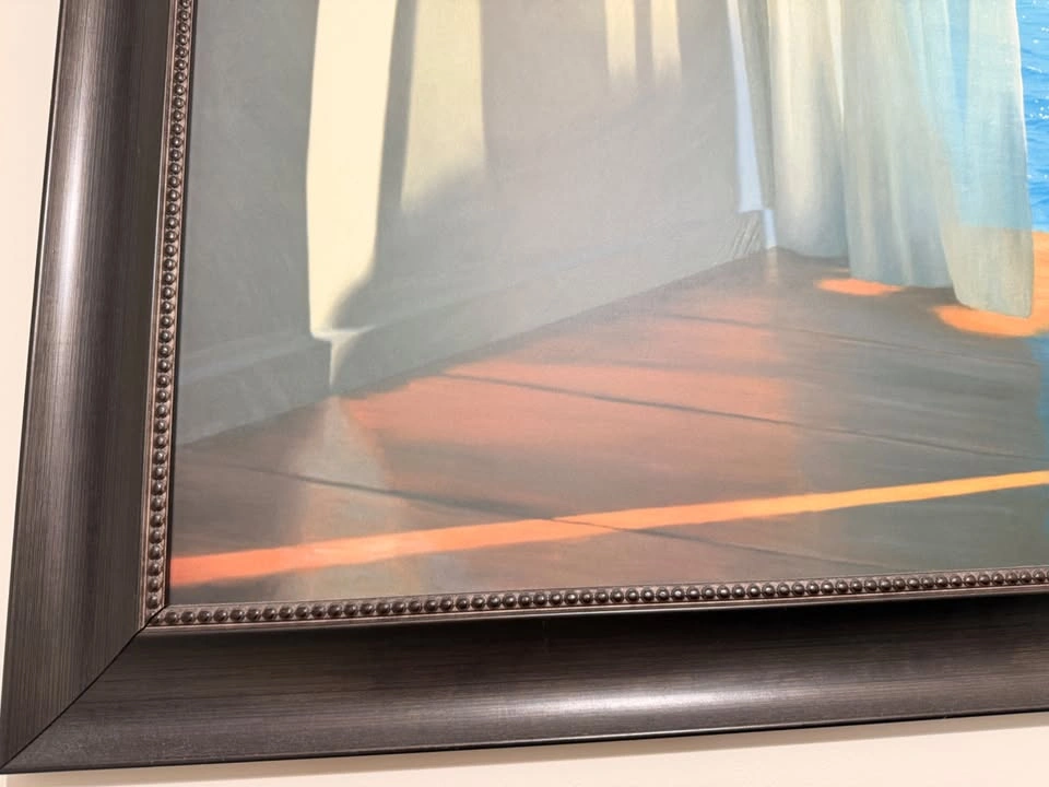 Alice Dalton Brown Style Print – Ocean Through the Curtains - photo 2