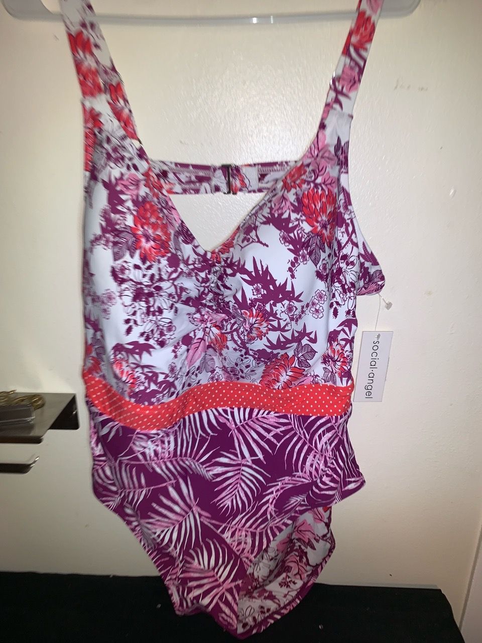 Social Angel One-Piece Swimsuit Size 3X - photo 5