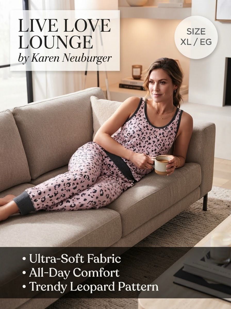 Karen Neuburger Live Love Lounge Pajama Set XL