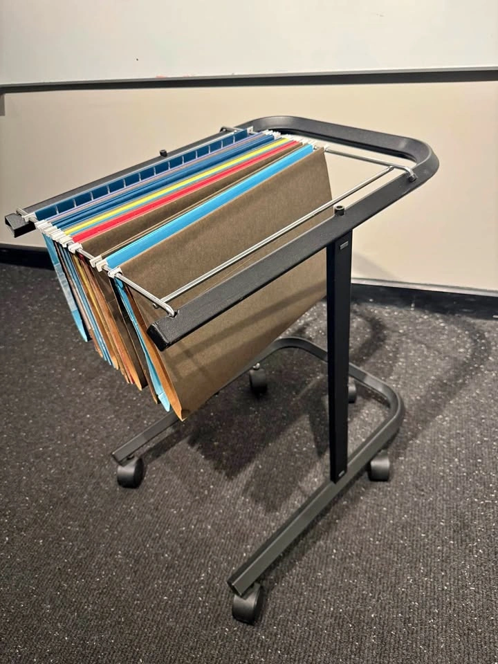 Metal Filing Cart (On Wheels)