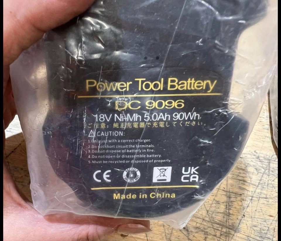 2-Pack 5.0Ah NiMH Replacement Batteries for Dewalt 18V - photo 3