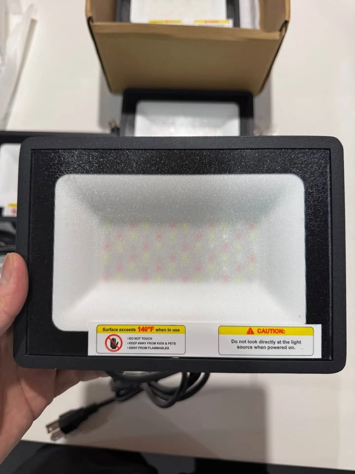4 Pack 50W LED Color Changing Flood Lights with Remote - photo 3