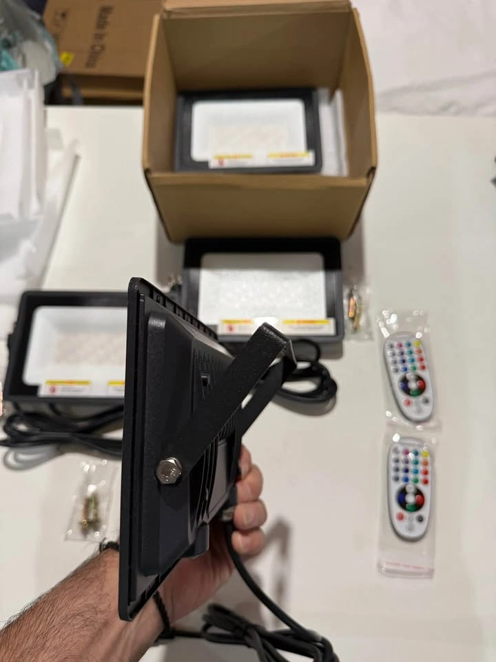4 Pack 50W LED Color Changing Flood Lights with Remote - photo 4