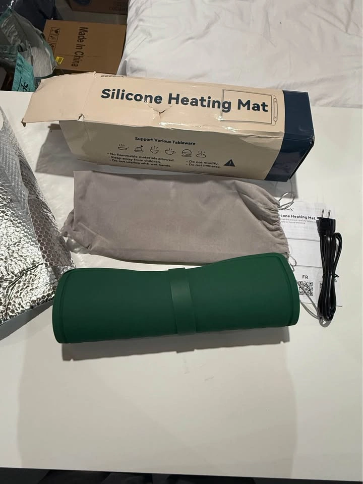 Food Warming Mat Electric Tray: Adjustable Silicone Heating Pad - photo 5