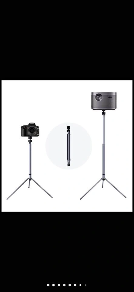 Telescopic Floor Tripod Projector Stand - Adjustable Height