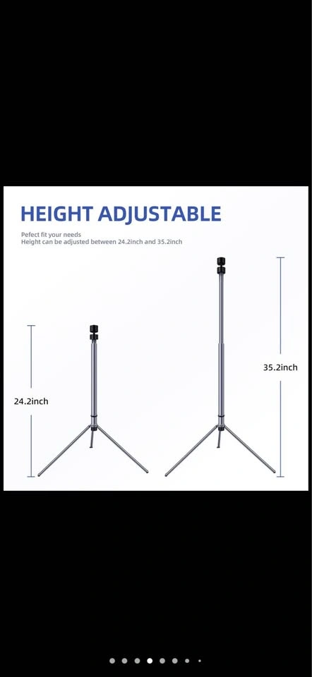Telescopic Floor Tripod Projector Stand - Adjustable Height - photo 5