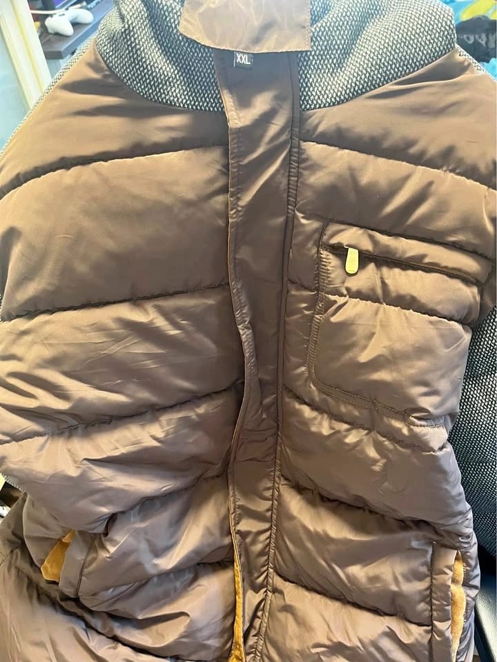 Brown Puffer Jacket Size XXL