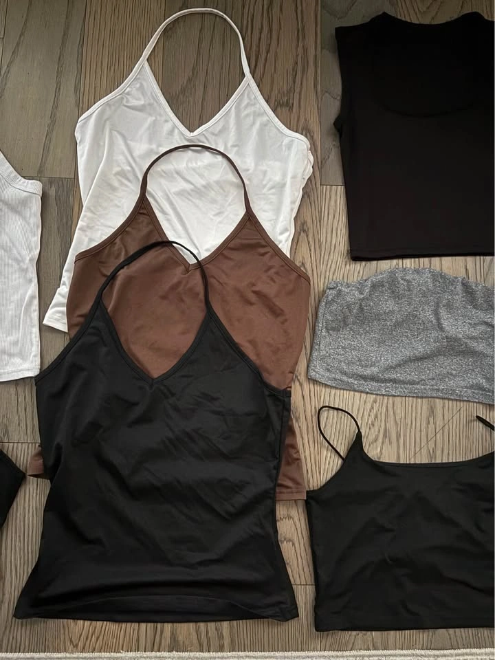 Women's Crop Tops and Tank Tops Bundle - 9 Pieces - photo 3