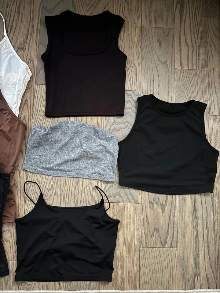 Women's Crop Tops and Tank Tops Bundle - 9 Pieces - photo 4