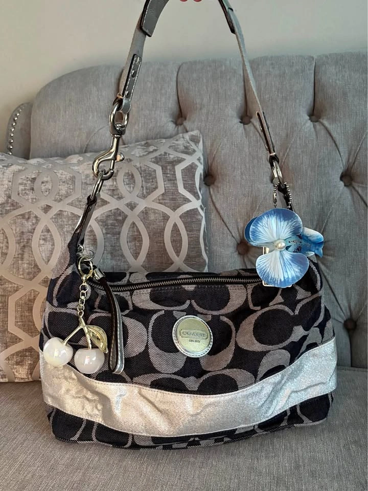 Coach Denim Hobo Bag